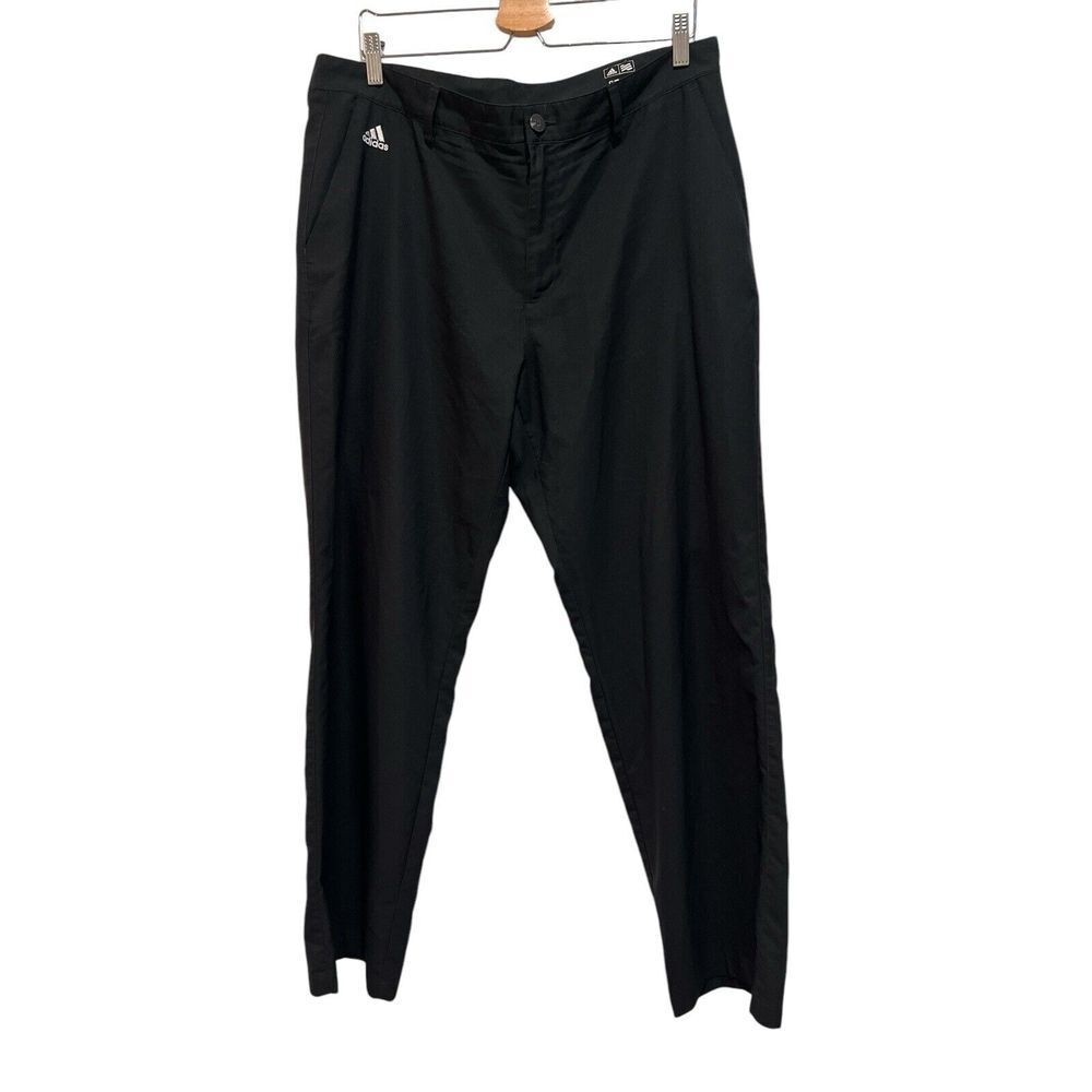 Adidas Climalite Men Black Pants Size 36x32 Casual Sports